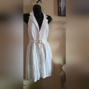 🤍✏️Grace  White Lace Dress02